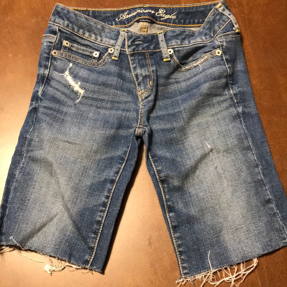American Eagle Jean Long Shorts